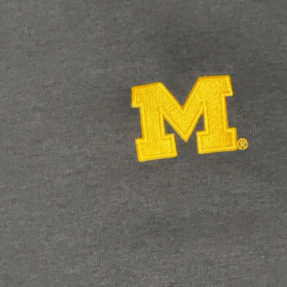 Jordan Michigan Wolverines Dri-FIT Sweatshirt Mens XXL Charcoal Grey Jumpman